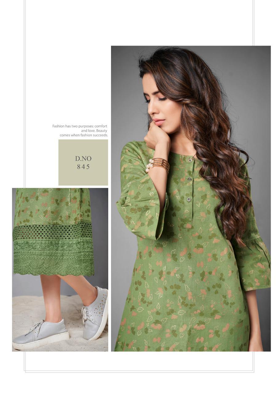 vink miami cotton attrective look kurti catalog