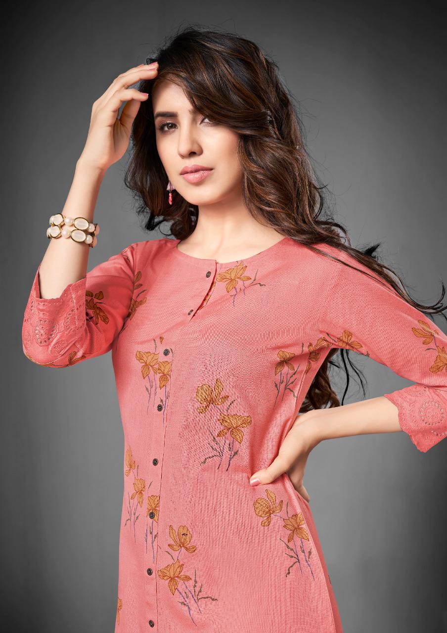 vink miami cotton attrective look kurti catalog