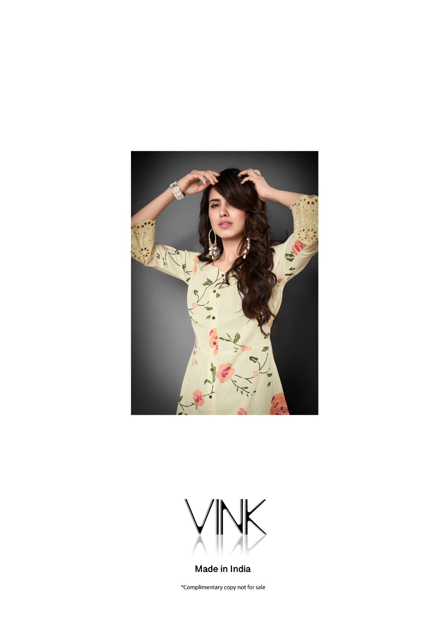 vink miami cotton exclusive print kurti catalog