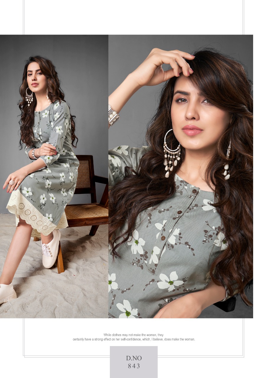 vink miami cotton exclusive print kurti catalog