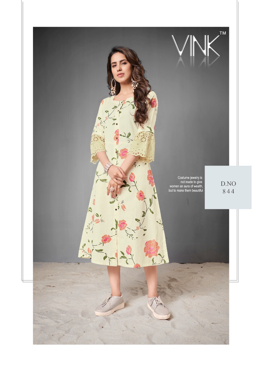 vink miami cotton exclusive print kurti catalog