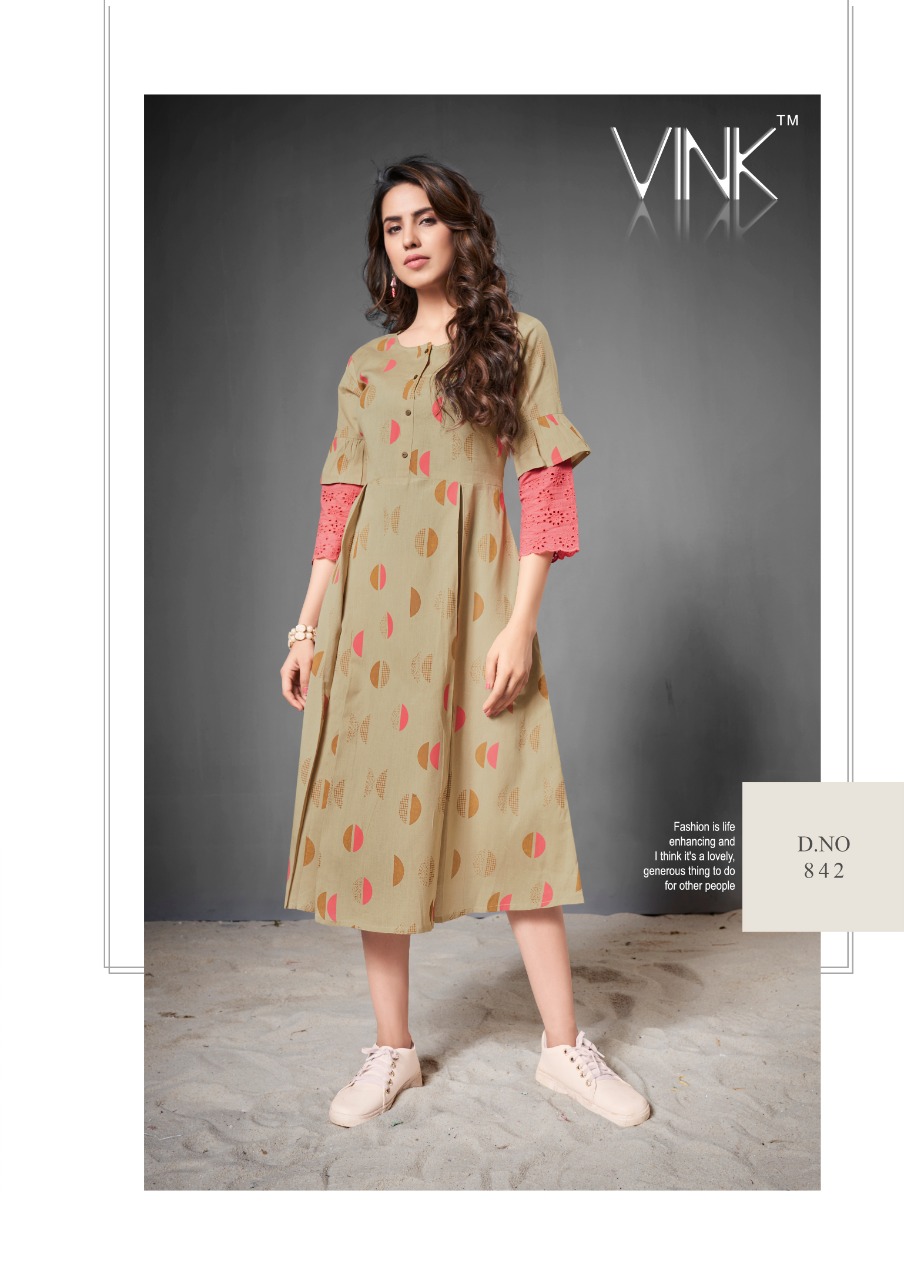 vink miami cotton exclusive print kurti catalog