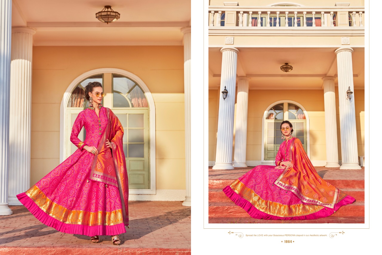 virasat sparsh  Jeqard innovative style gown ctalog