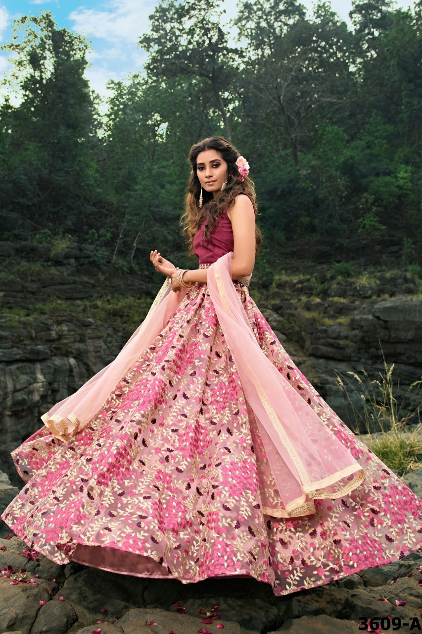 virasat Euphoria Vol 4  net grandeur look  lehenga catalog