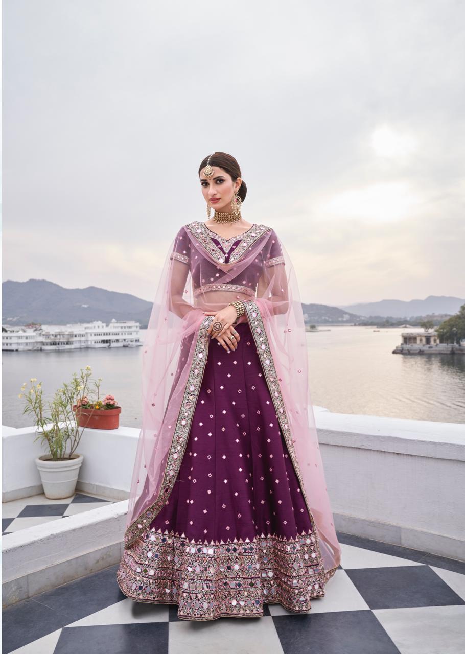 alizeh mirror maze colour edition d no 1013 a silk decent look lehenga singal