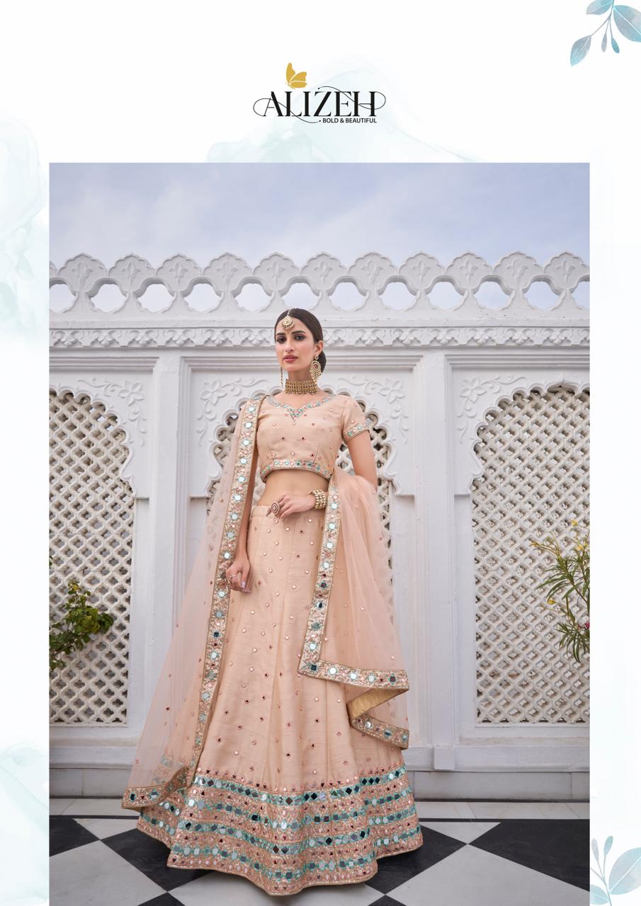 alizeh mirror maze colour edition d no 1013 B silk graceful look lehenga singal