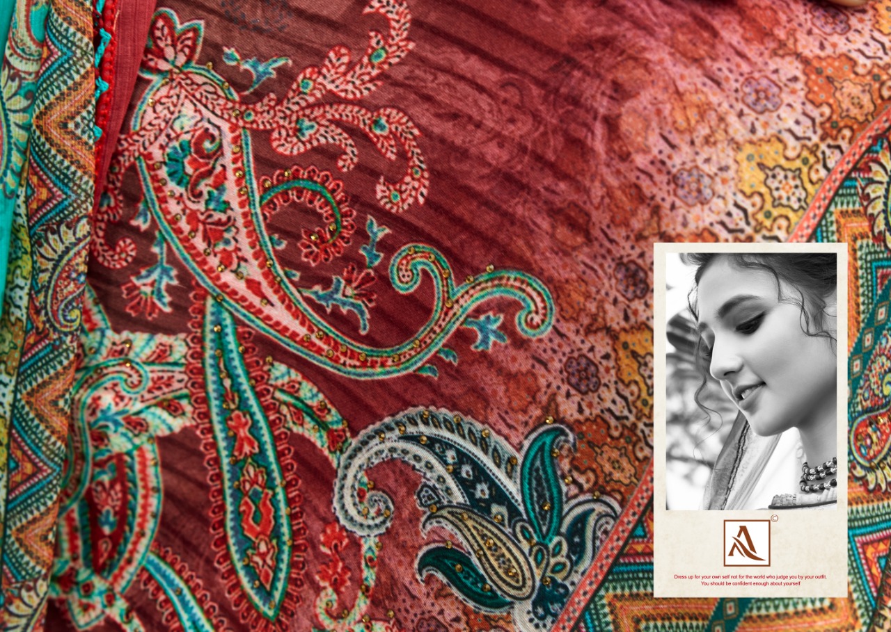 alok suit saanjh cotton exclusive print slwar suit catalog