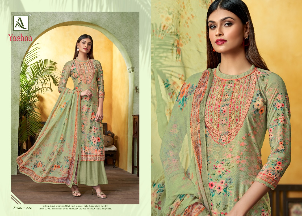 alok suit yashna jam cotton gorgeous look salwar suit catalog