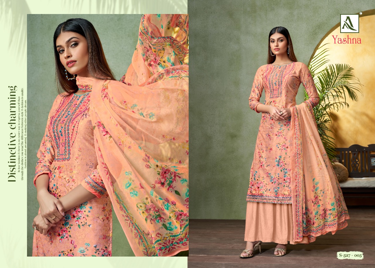 alok suit yashna jam cotton gorgeous look salwar suit catalog