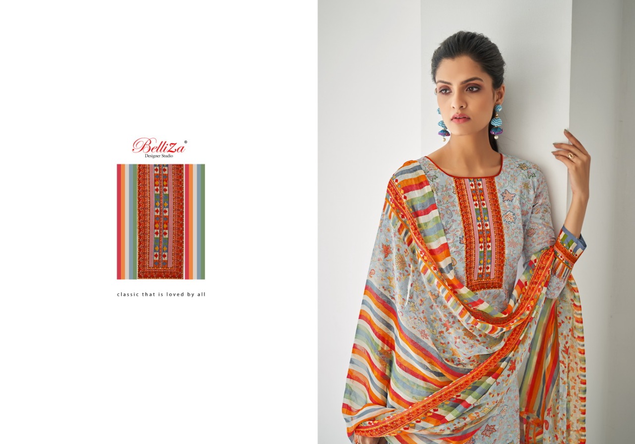 beliza desianer studio falak cotton attrective digital print salwar suit catalog