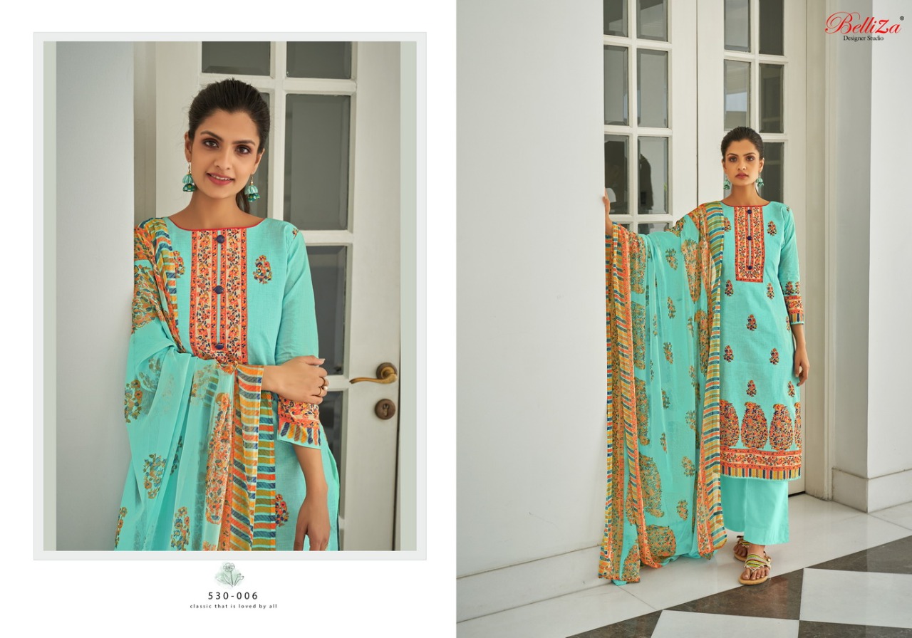 beliza desianer studio falak cotton attrective digital print salwar suit catalog