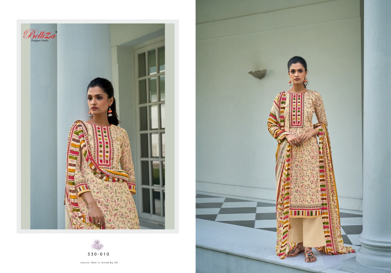 beliza desianer studio falak cotton attrective digital print salwar suit catalog