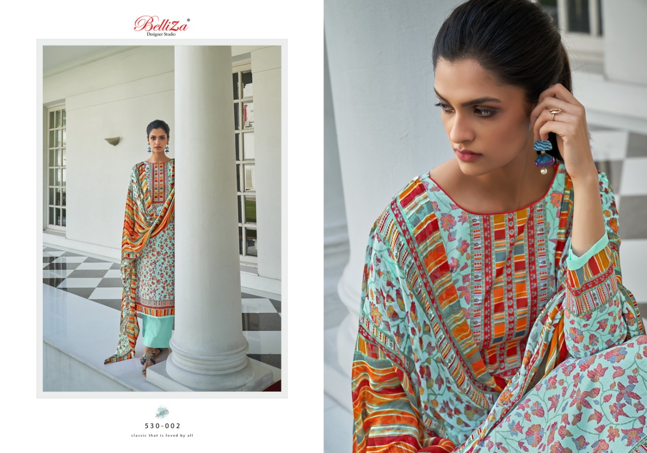 beliza desianer studio falak cotton attrective digital print salwar suit catalog