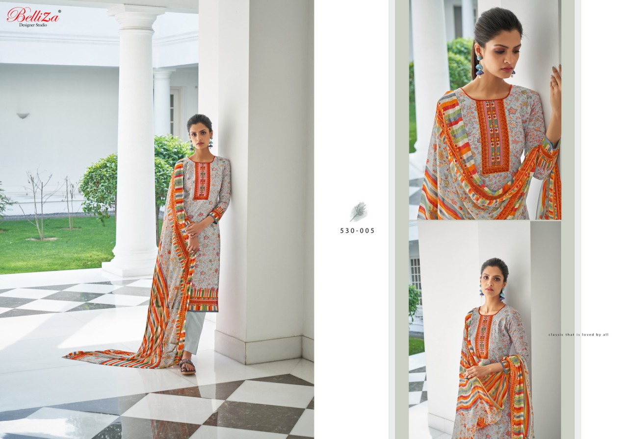 beliza desianer studio falak cotton attrective digital print salwar suit catalog