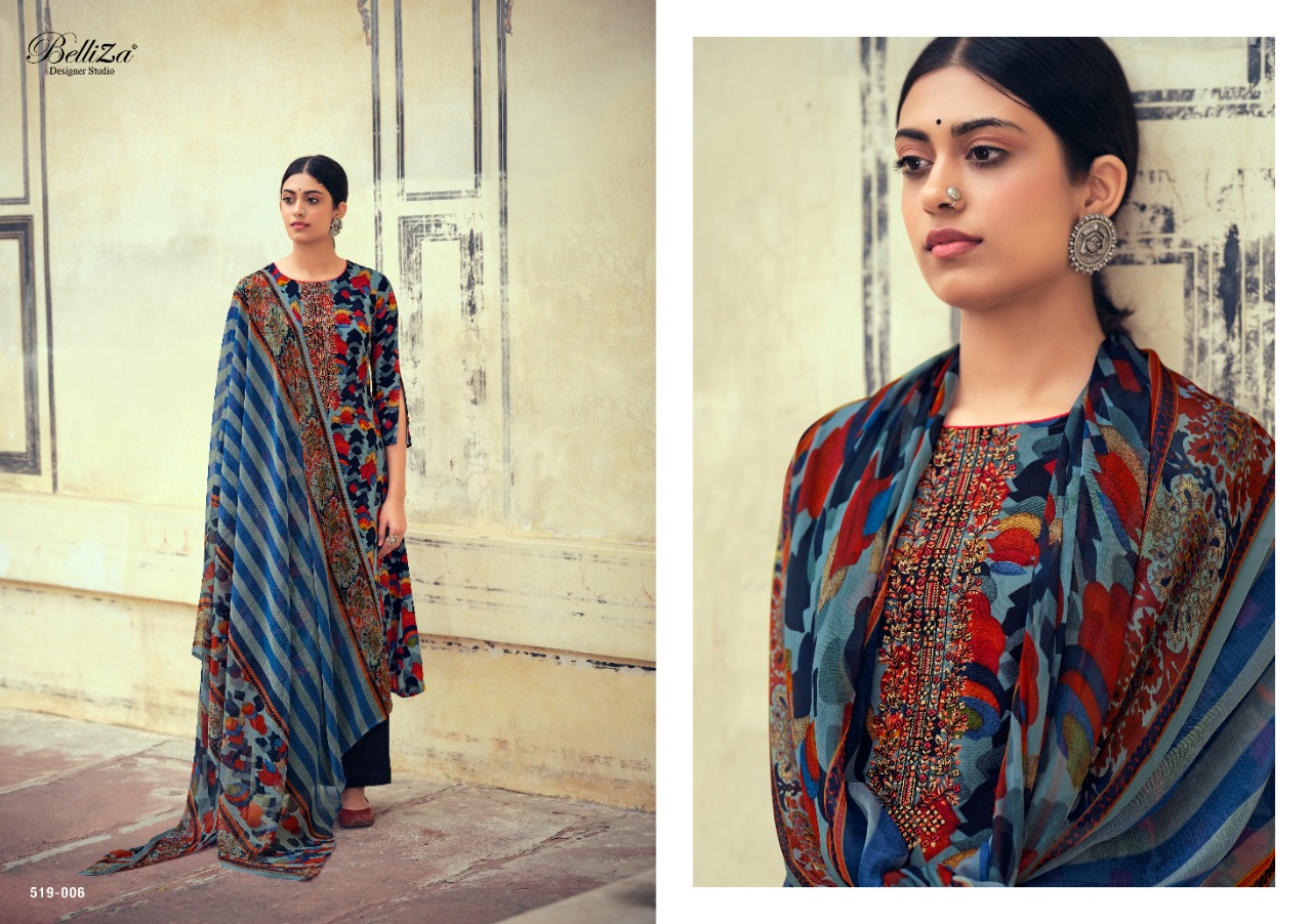 beliza desianer studio mystic rayon attrective digital style print salwar suit catalog