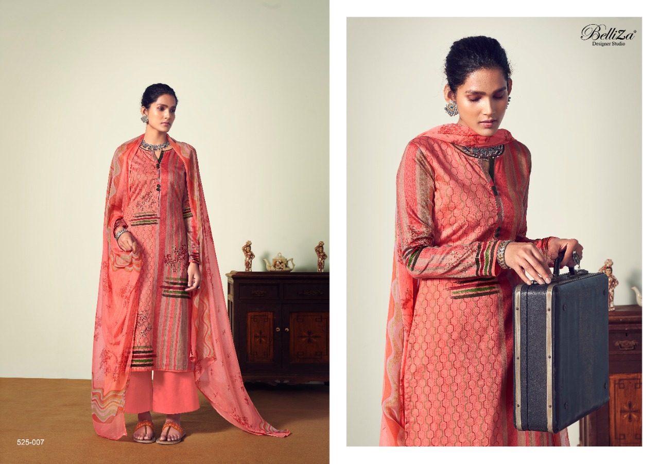 beliza designer studio muskaan jam cotton elegant salwar suit catalog