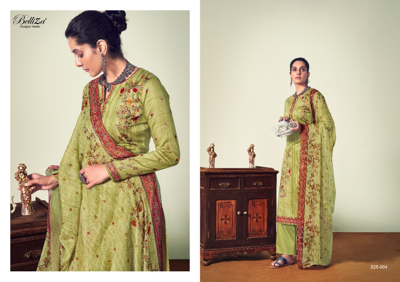 beliza designer studio muskaan jam cotton elegant salwar suit catalog