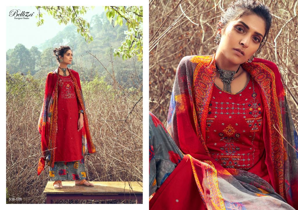 belliza designer studio nazar e patiala  jam cotton decent embroidary look salwar suit catalog