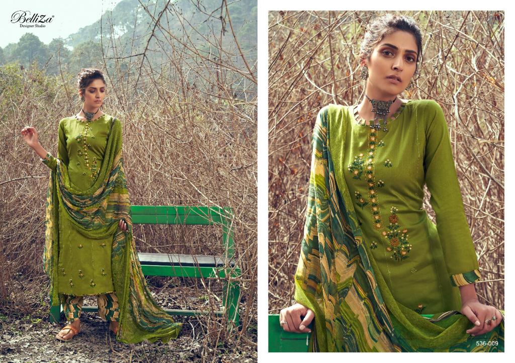 belliza designer studio nazar e patiala  jam cotton decent embroidary look salwar suit catalog