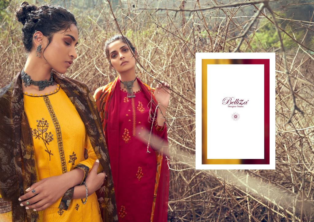 belliza designer studio nazar e patiala  jam cotton decent embroidary look salwar suit catalog