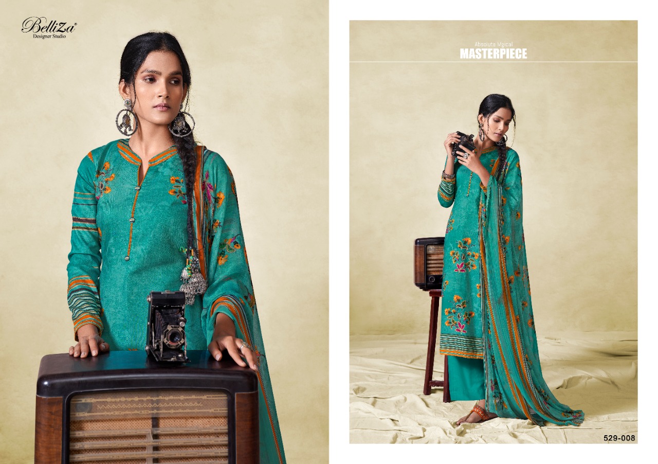 belliza designer studio richa rayon exclusive print salwar suit catalog