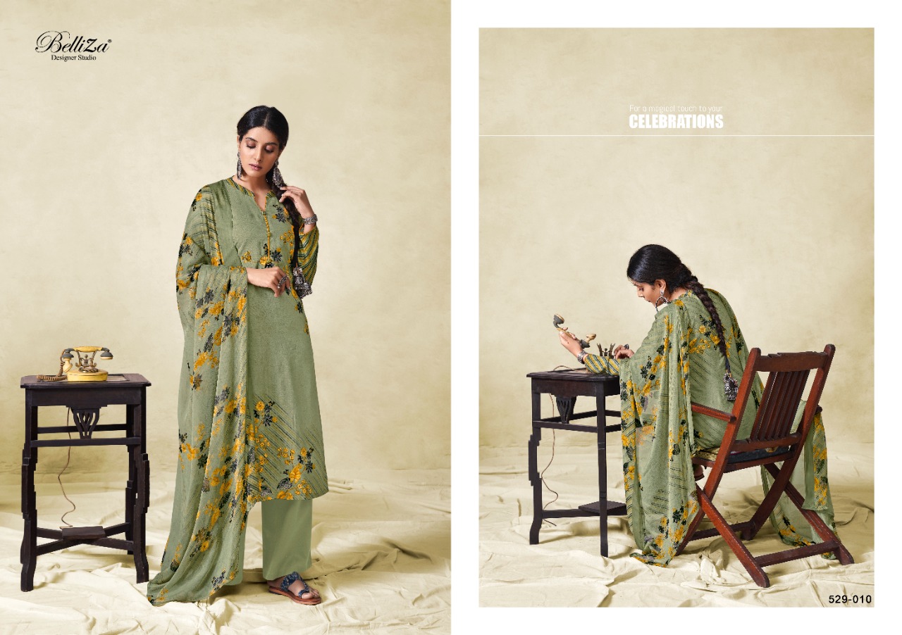 belliza designer studio richa rayon exclusive print salwar suit catalog