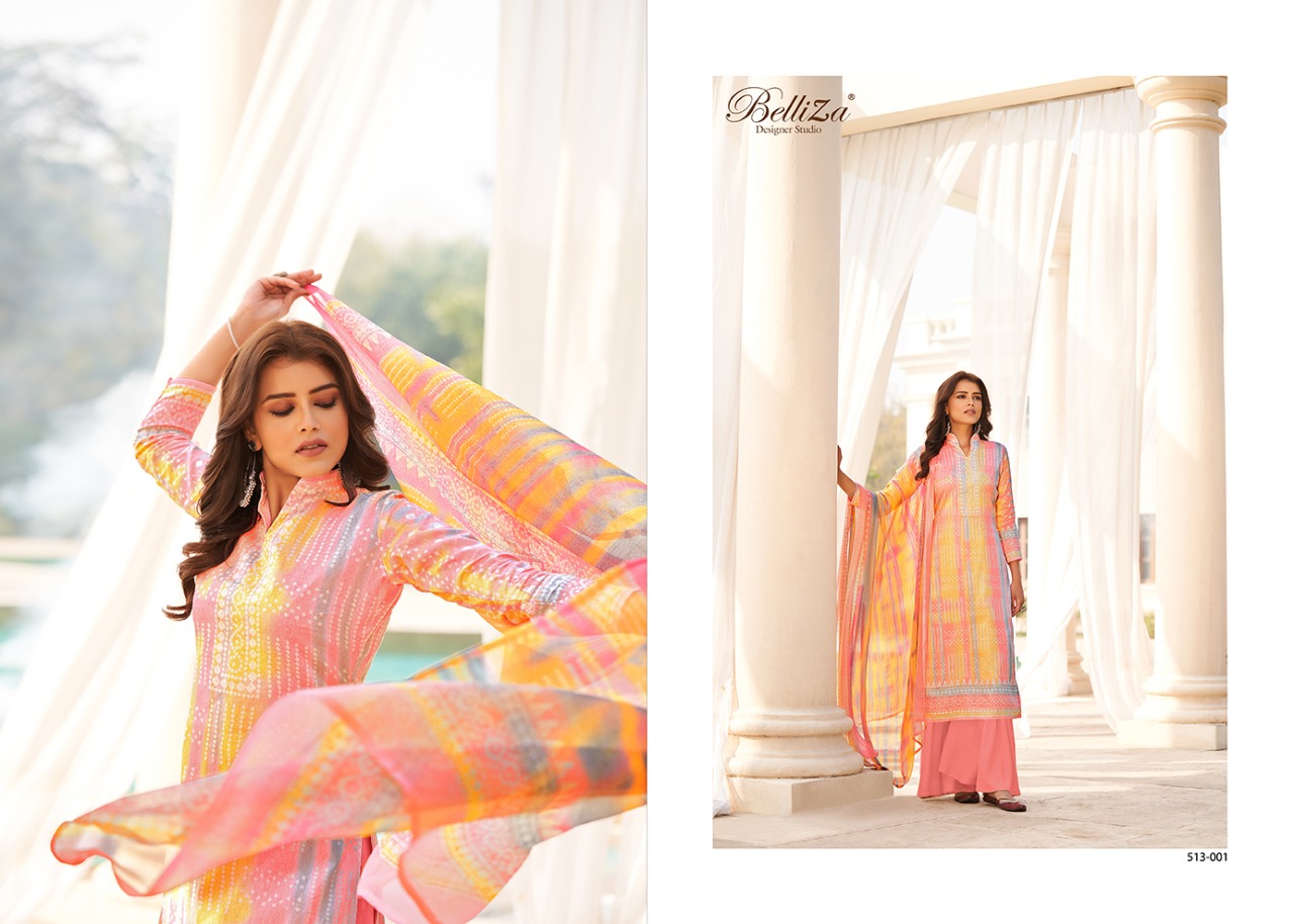 belliza designer studio riwaaz jam cotton attrective print salwar suit catalog