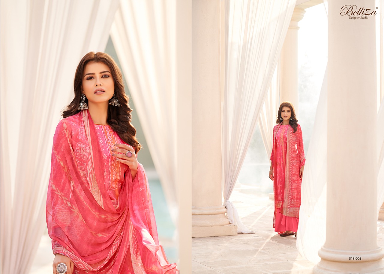 belliza designer studio riwaaz jam cotton attrective print salwar suit catalog