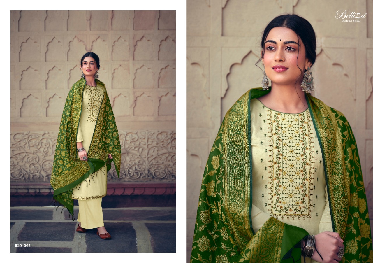 belliza designer studio Shamia cotton authentic fabric salwar suit catalog