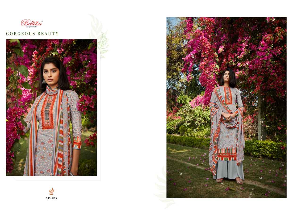 belliza designer studio swara vol 2 jam cotton attrective print and colour salwar suit catalog