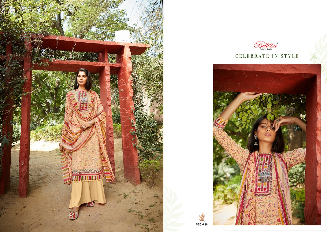 belliza designer studio swara vol 2 jam cotton attrective print and colour salwar suit catalog