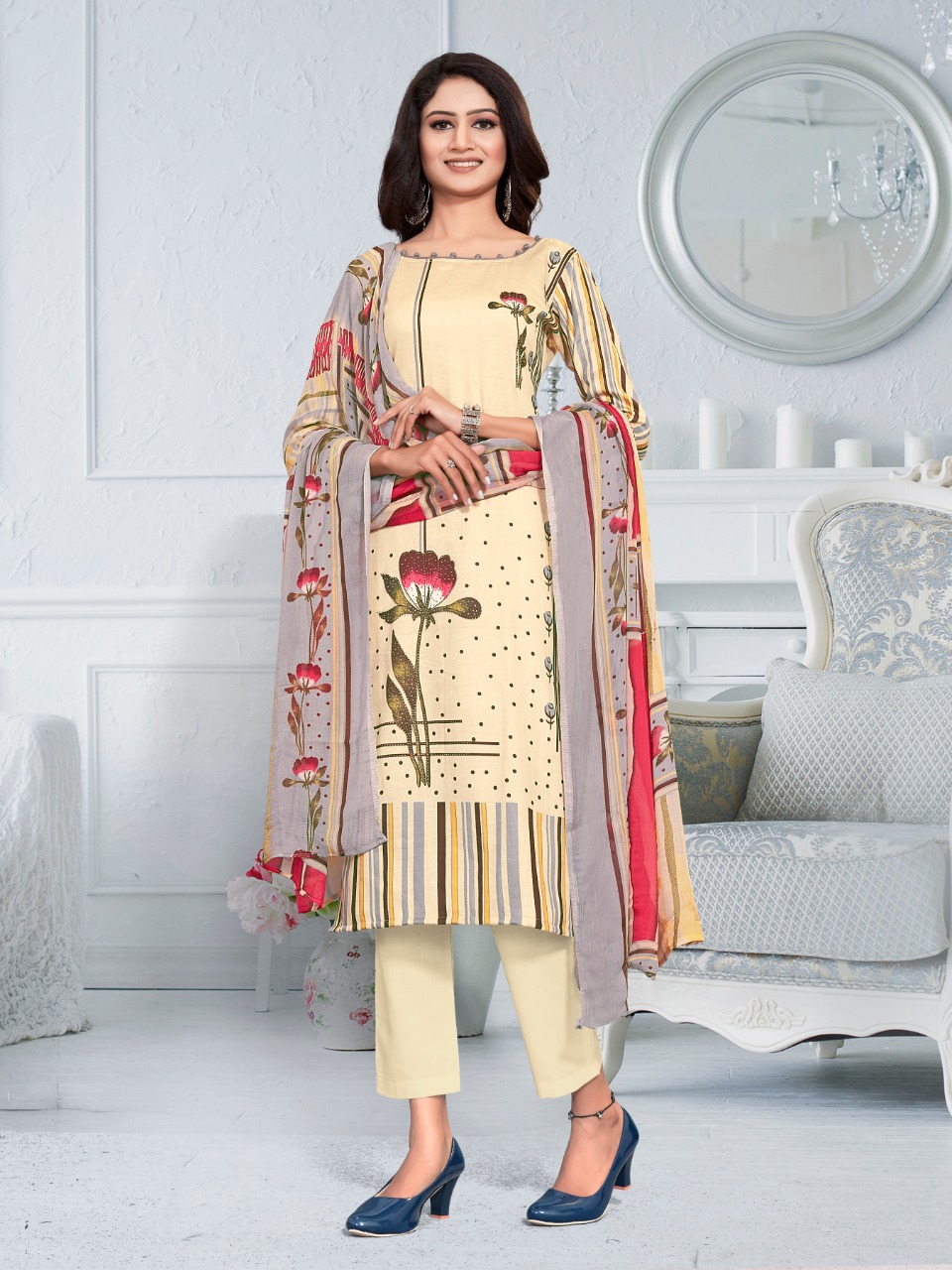 bipson preeto 1333 cotton astonishing salwar suit catalog