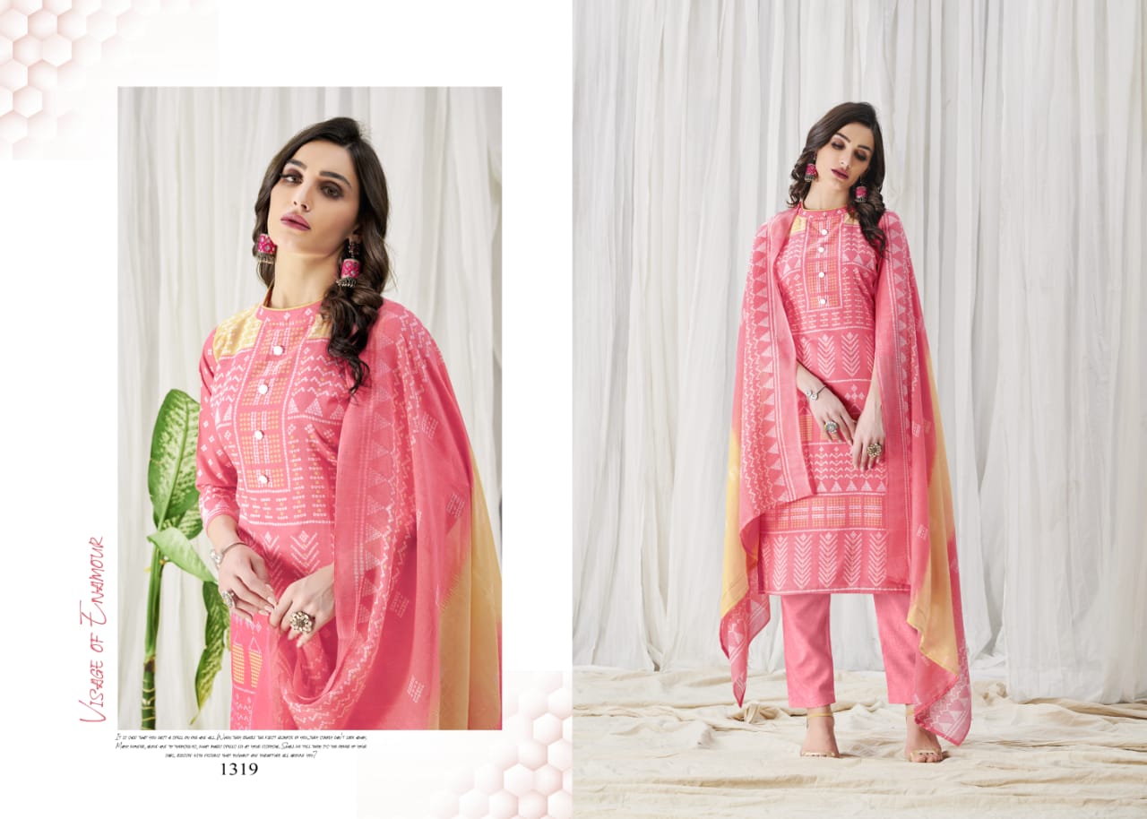 bipson virasat 2 cotton exclusive print salwar suit catalog