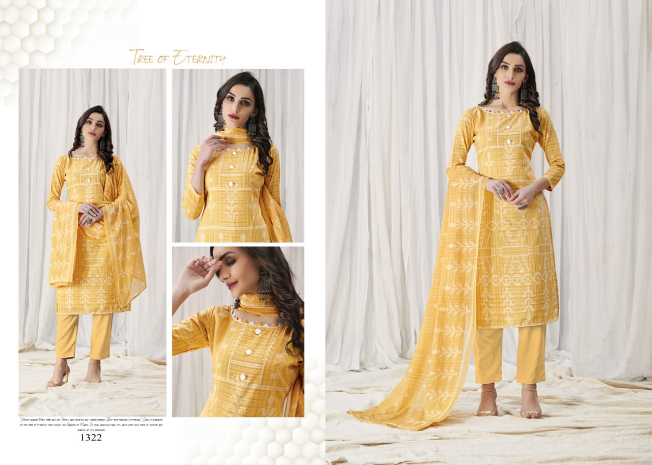 bipson virasat 2 cotton exclusive print salwar suit catalog