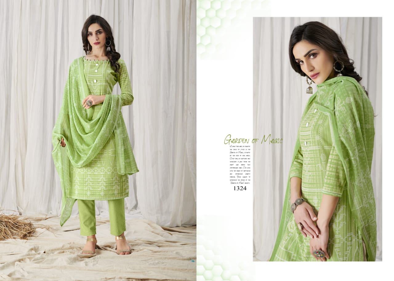 bipson virasat 2 cotton exclusive print salwar suit catalog