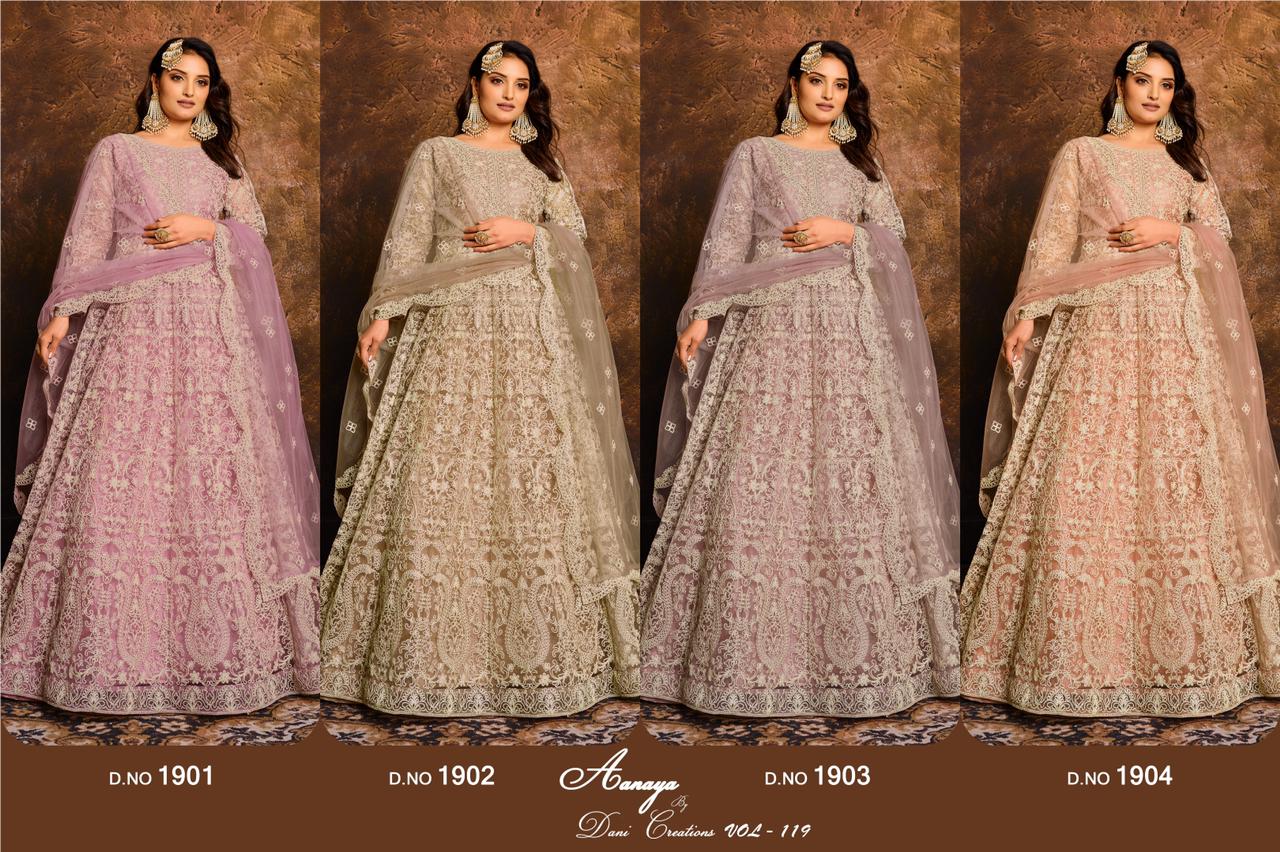 dani aanaya vol 119 net astonishing style salwar suit catalog