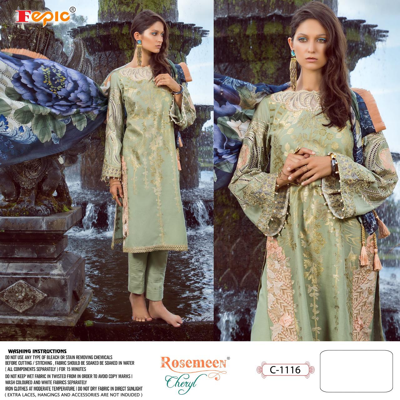 fepic rosemeen cheryl jacquard regal look salwar suit catalog