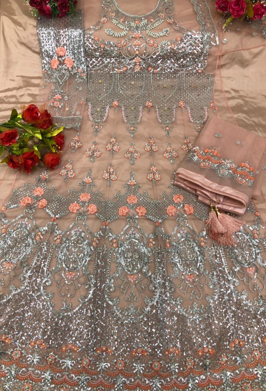 Fepic Rosemeen D No C 1111 Georgette Attrective Look Salwar Suit Singal