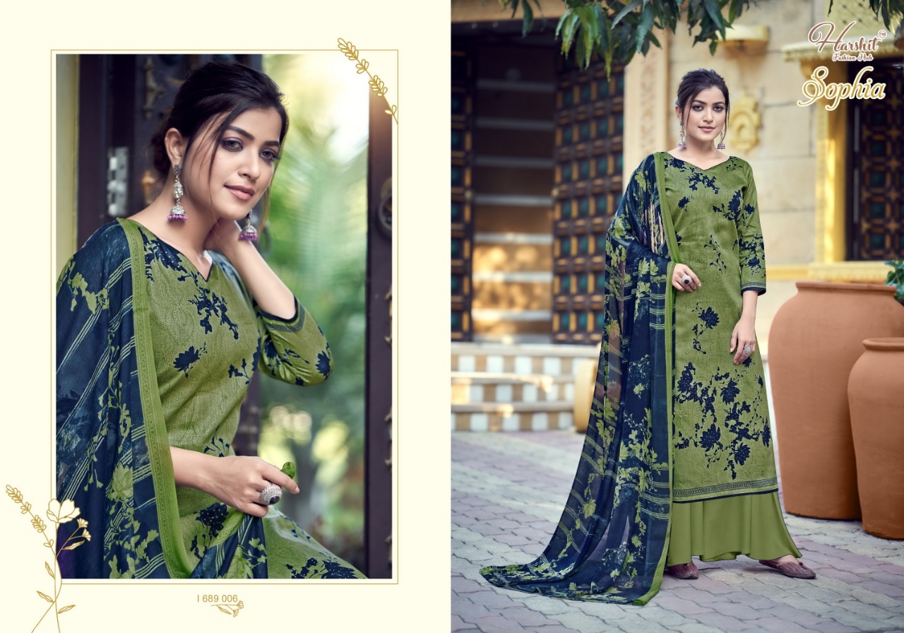 harshit fashion sophia cotton exclusive digital  print salwar suit catalog