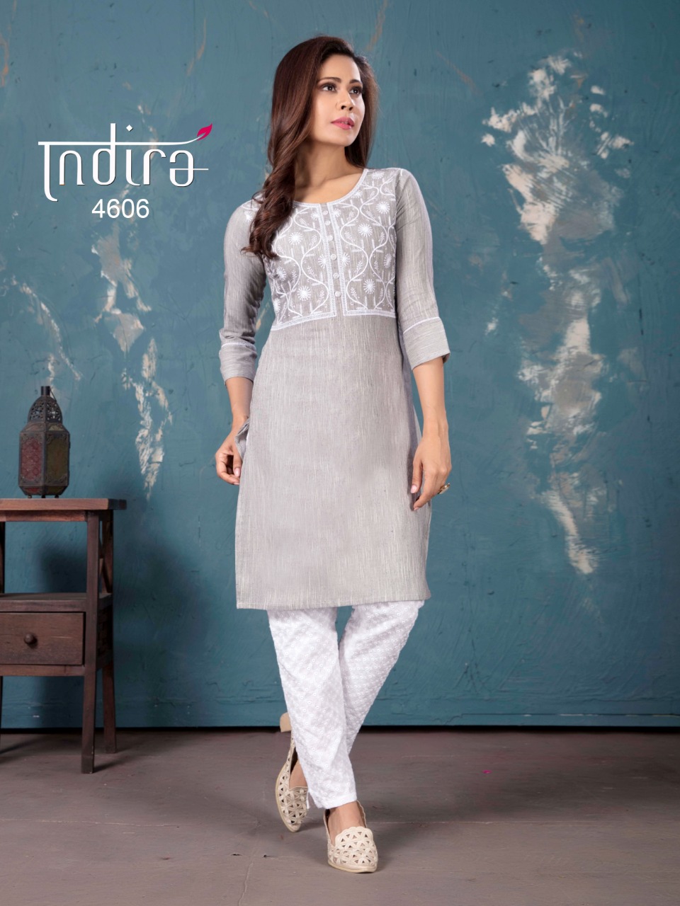 indira apparel  The Spring 2 cotton decent style  kurti with Bottom catalog