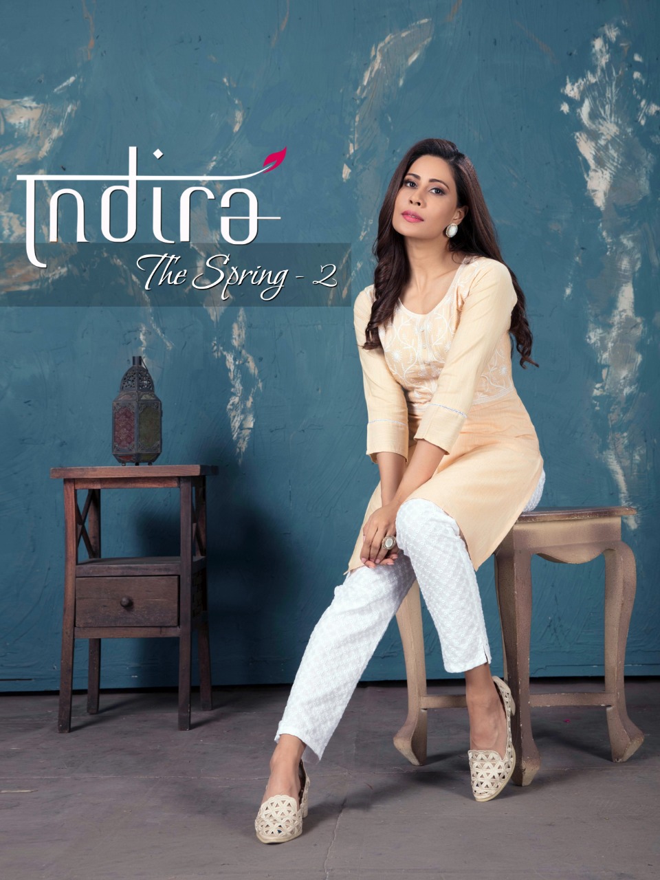 indira apparel  The Spring 2 cotton decent style  kurti with Bottom catalog