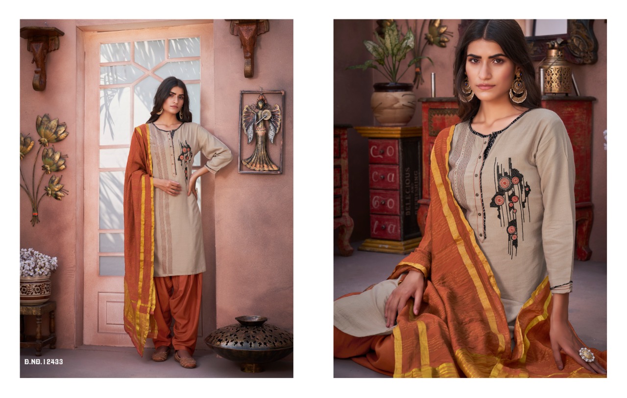 Kalaroop by Kajree Avenue Patiyla rayon innovative style patiyala kurti with dupatta catalog