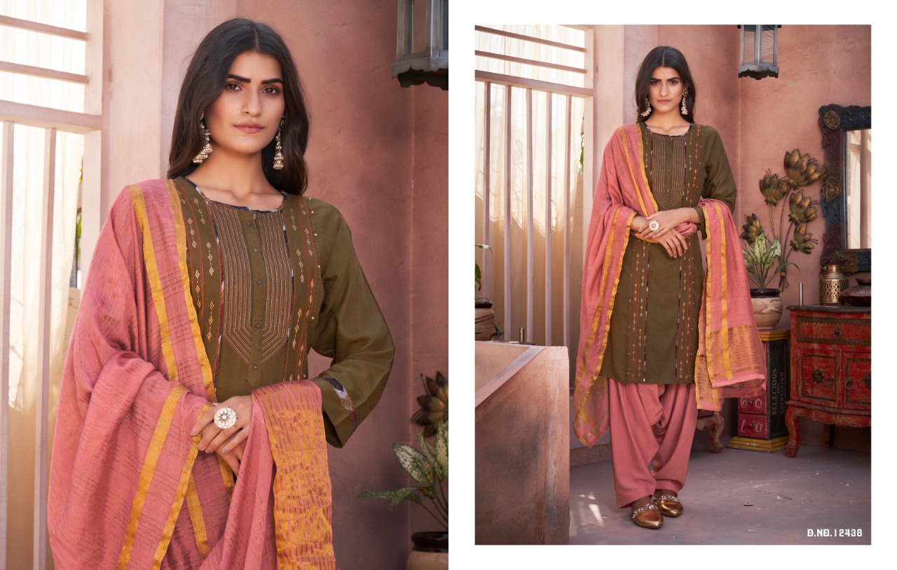 Kalaroop by Kajree Avenue Patiyla rayon innovative style patiyala kurti with dupatta catalog