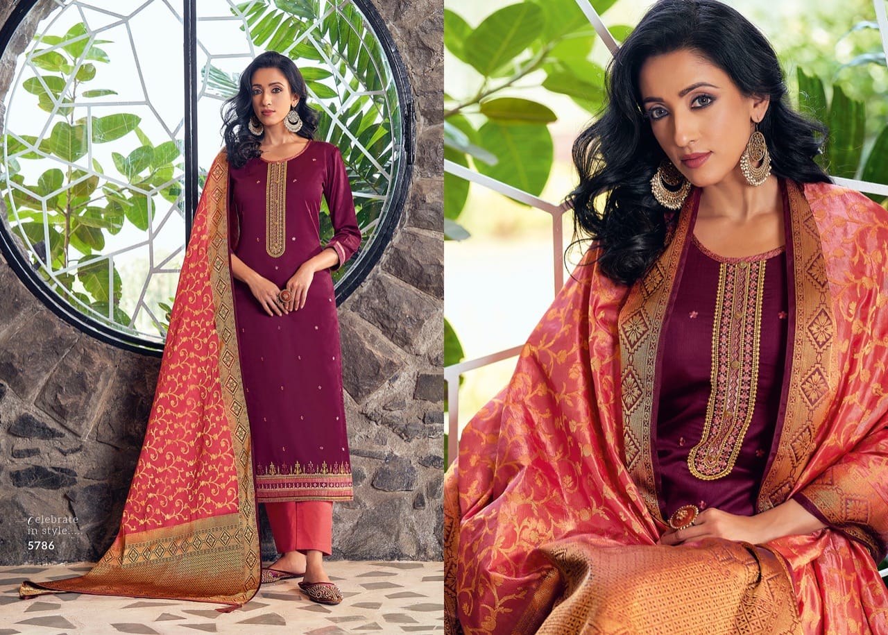 kessi fabrics Asopalav Vol 18 jam silk attrective  Embroidery salwar suit catalog