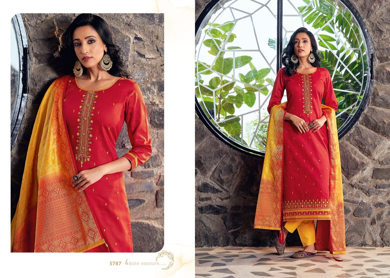 kessi fabrics Asopalav Vol 18 jam silk attrective  Embroidery salwar suit catalog