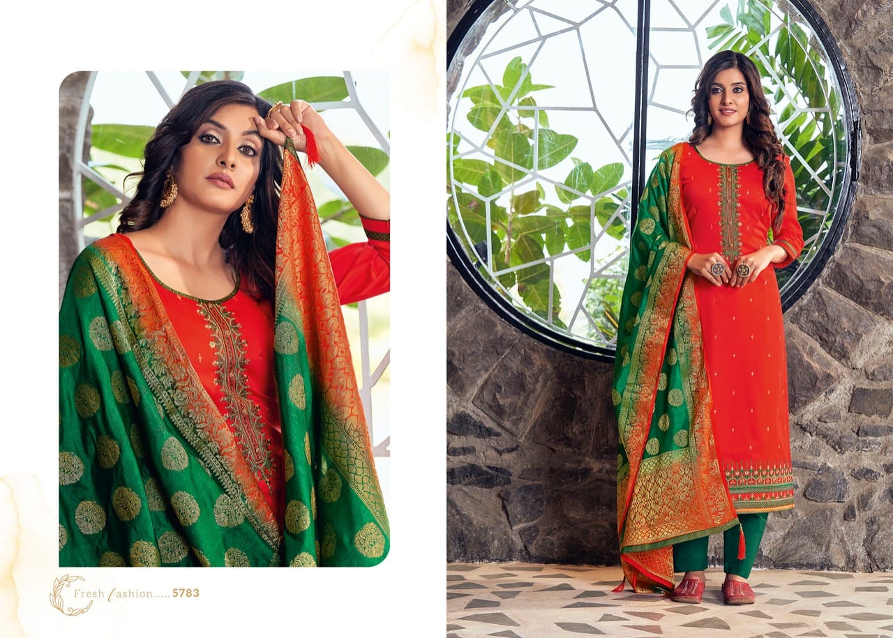 kessi fabrics Asopalav Vol 18 jam silk attrective  Embroidery salwar suit catalog