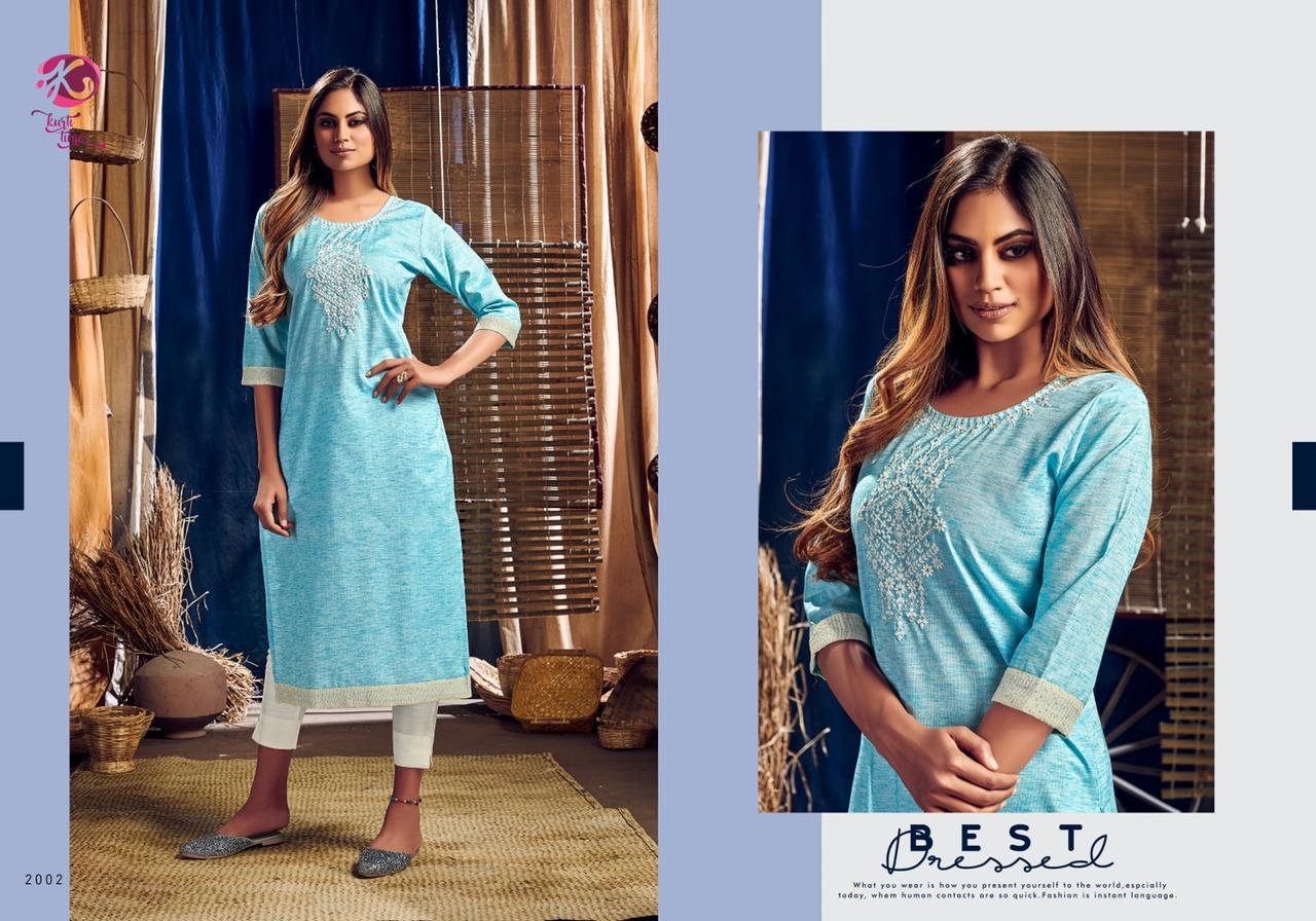 kurti times poetry cotton classic trendy look kurti catalog