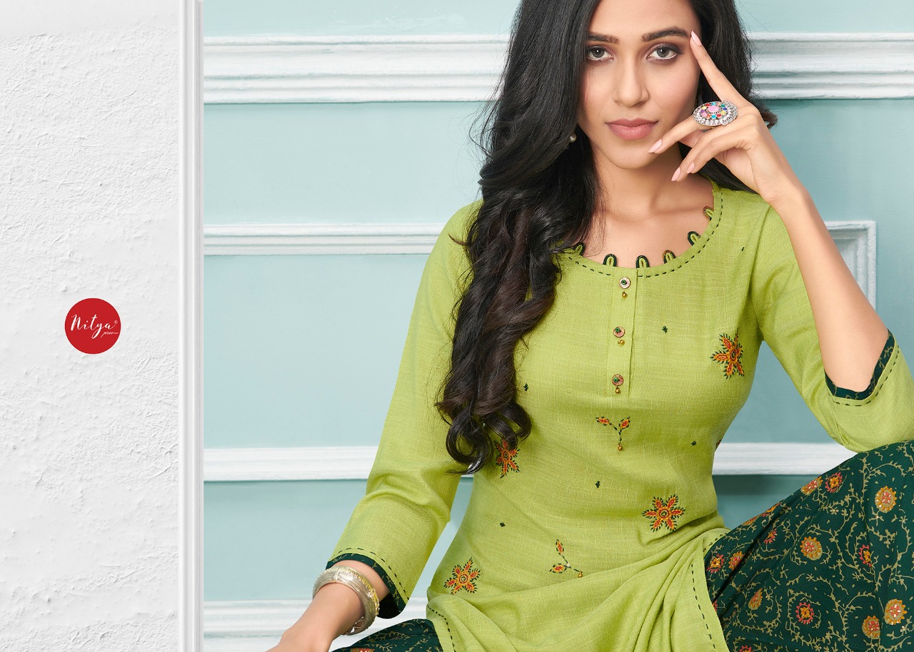 lt nitya glory rayon elegant kurti with bottom catalog