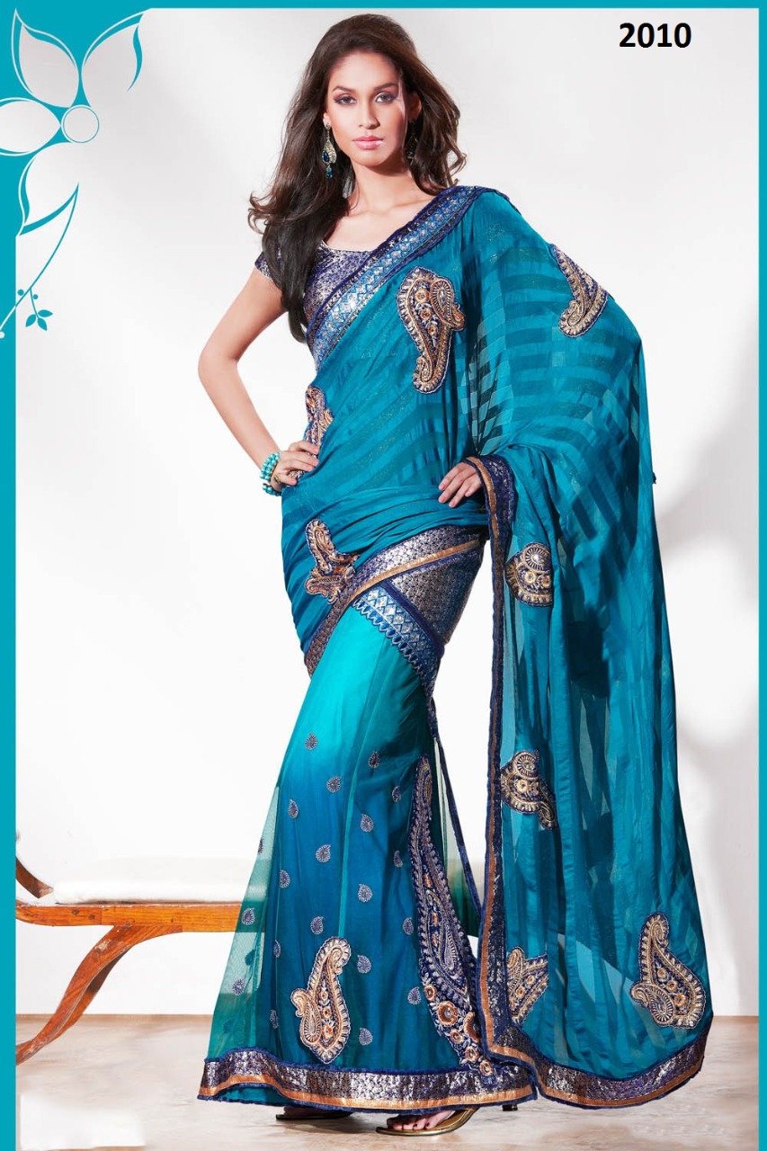 mahotsav d no 2010 net classic trendy look saree singal