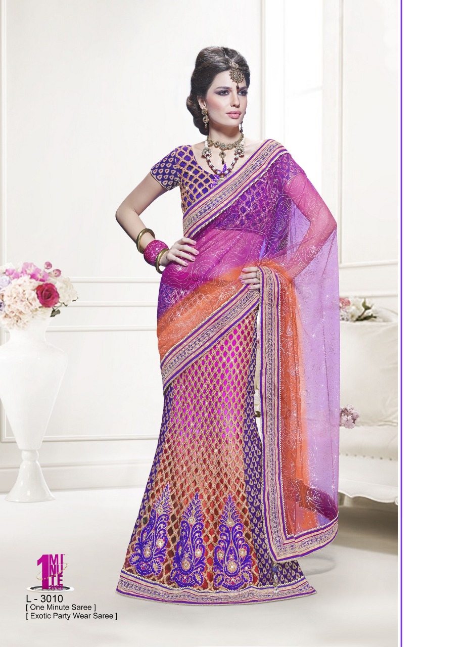 mahotsav d no 3010 net  catchy look saree singal